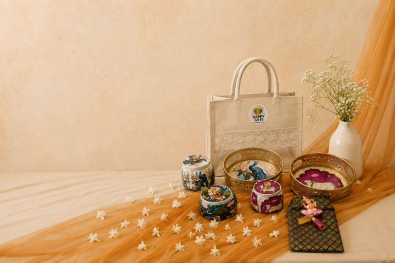 Elegant customized housewarming return gifts by Happy Gifts